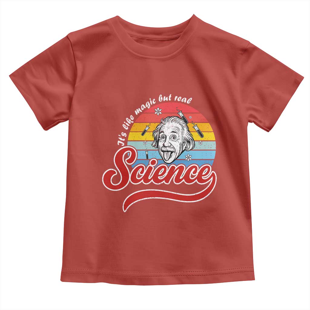 Science It Is Like Magic But Real Toddler T Shirt Funny Science Teacher - Wonder Print Shop