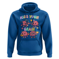 Kiss Your Brain Hoodie Funny Teacher - Wonder Print Shop