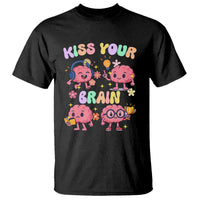 Kiss Your Brain T Shirt Funny Teacher - Wonder Print Shop