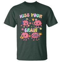 Kiss Your Brain T Shirt Funny Teacher - Wonder Print Shop