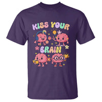 Kiss Your Brain T Shirt Funny Teacher - Wonder Print Shop