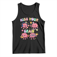 Kiss Your Brain Tank Top Funny Teacher - Wonder Print Shop