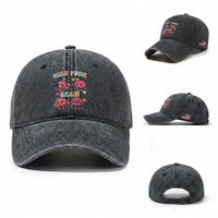 Kiss Your Brain Washed Cotton Baseball Cap Funny Teacher