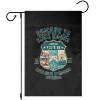 Route Highway 66 Chicago Santa Monica Vintage America Road Trip Garden Flag