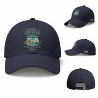 Route Highway 66 Chicago Santa Monica Vintage America Road Trip Baseball Cap