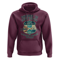 Route Highway 66 Chicago Santa Monica Vintage America Road Trip Hoodie