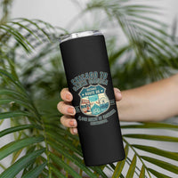Route Highway 66 Chicago Santa Monica Vintage America Road Trip Skinny Tumbler