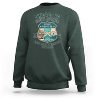Route Highway 66 Chicago Santa Monica Vintage America Road Trip Sweatshirt
