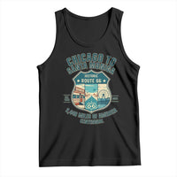 Route Highway 66 Chicago Santa Monica Vintage America Road Trip Tank Top