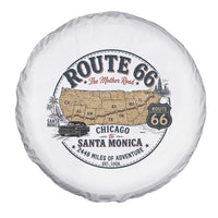 Route Highway 66 Map Chicago to Santa Monica Spare Tire Cover Vintage America Road Trip Americana