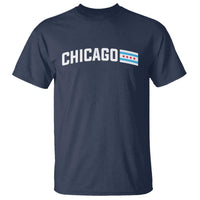 Sweet Chicago Flag Red Six Pointed Stars T Shirt