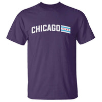 Sweet Chicago Flag Red Six Pointed Stars T Shirt