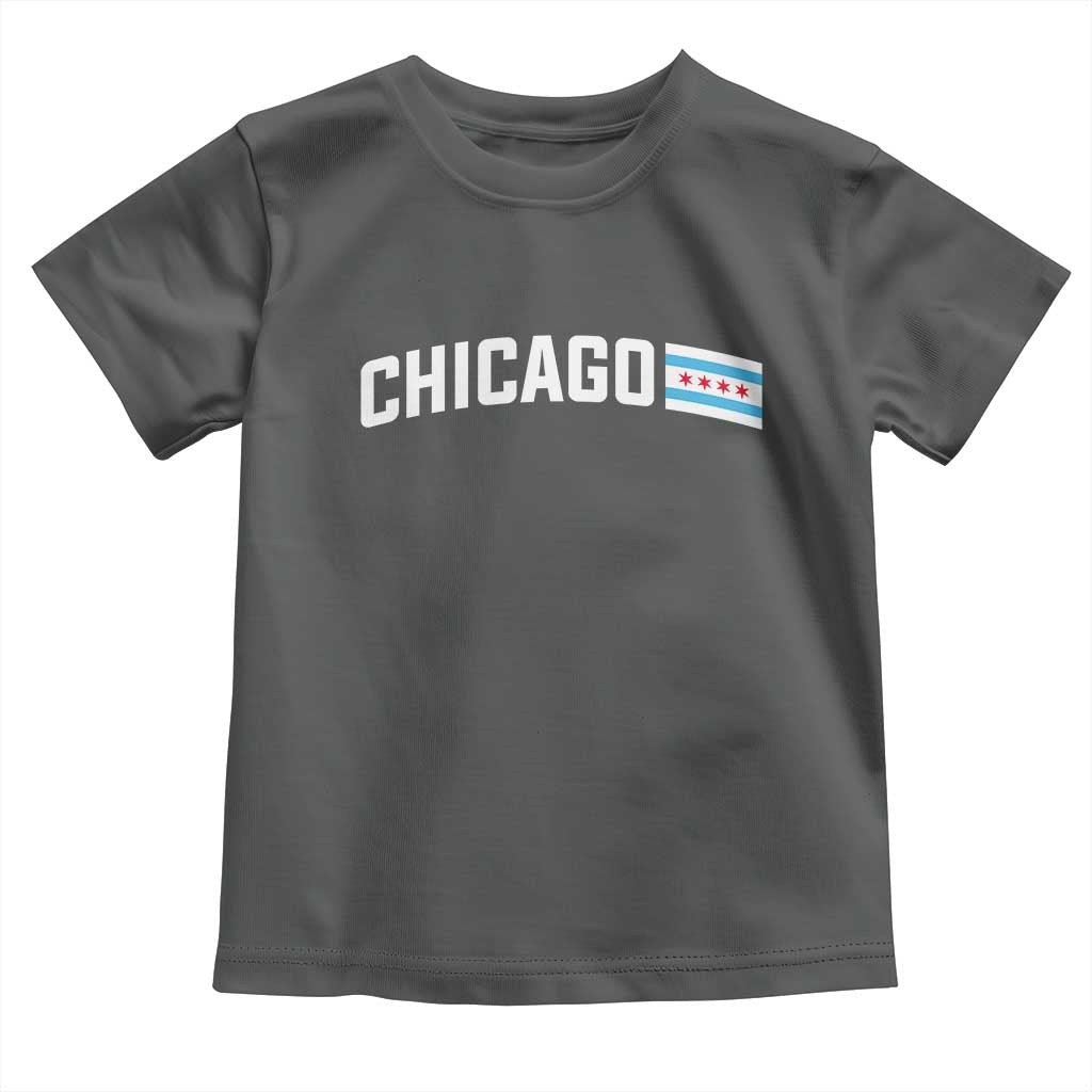 Sweet Chicago Flag Red Six Pointed Stars Toddler T Shirt