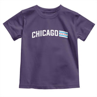 Sweet Chicago Flag Red Six Pointed Stars Toddler T Shirt