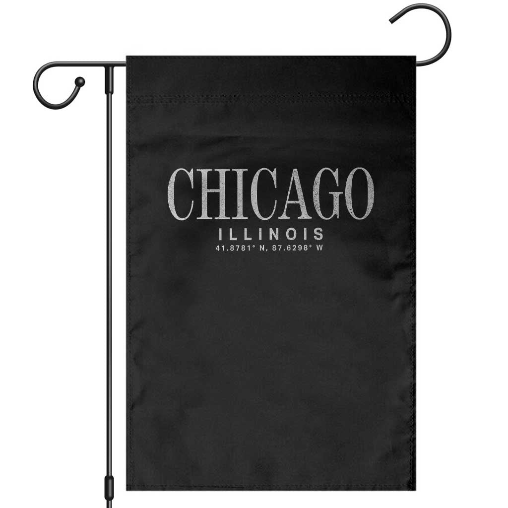 Chicago Illinois IL Est 1837 Vintage Travel Souvenir Garden Flag
