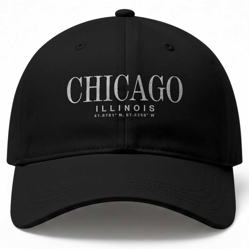 Chicago Illinois IL Est 1837 Vintage Travel Souvenir Baseball Cap