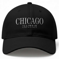 Chicago Illinois IL Est 1837 Vintage Travel Souvenir Baseball Cap