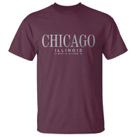 Chicago Illinois IL Est 1837 Vintage Travel Souvenir T Shirt