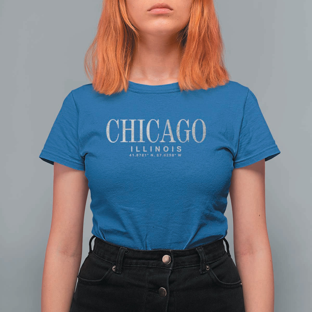 Chicago Illinois IL Est 1837 Vintage Travel Souvenir T Shirt For Women