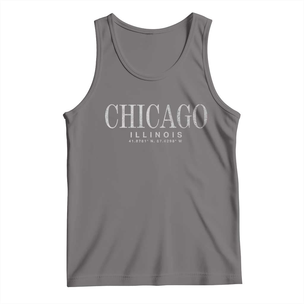 Chicago Illinois IL Est 1837 Vintage Travel Souvenir Tank Top