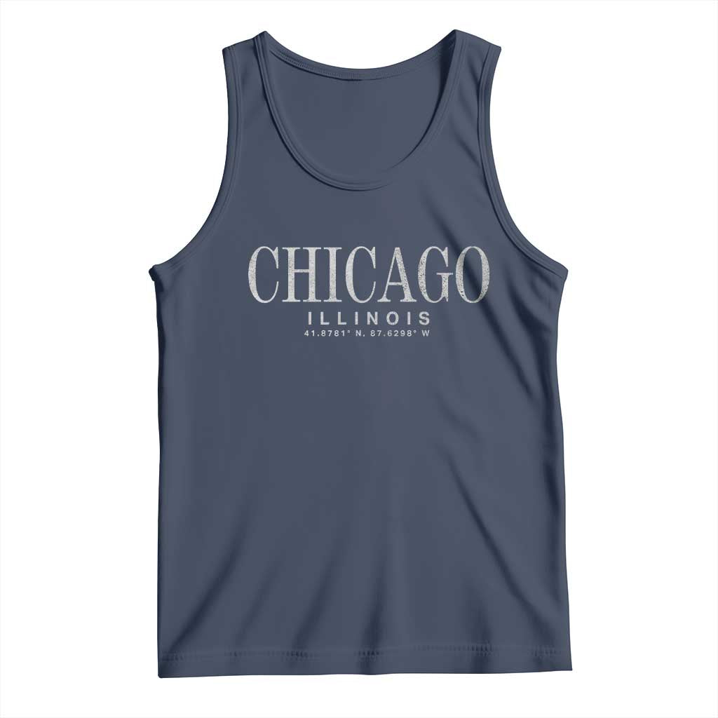 Chicago Illinois IL Est 1837 Vintage Travel Souvenir Tank Top