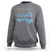 Chicago City Skyline Night Lights Sweatshirt