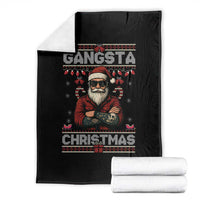 Gangster Santa Claus Hip Hop Rap Christmas Cool Throw Blanket - Wonder Print Shop