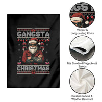 Gangster Santa Claus Hip Hop Rap Christmas Cool Garden Flag - Wonder Print Shop