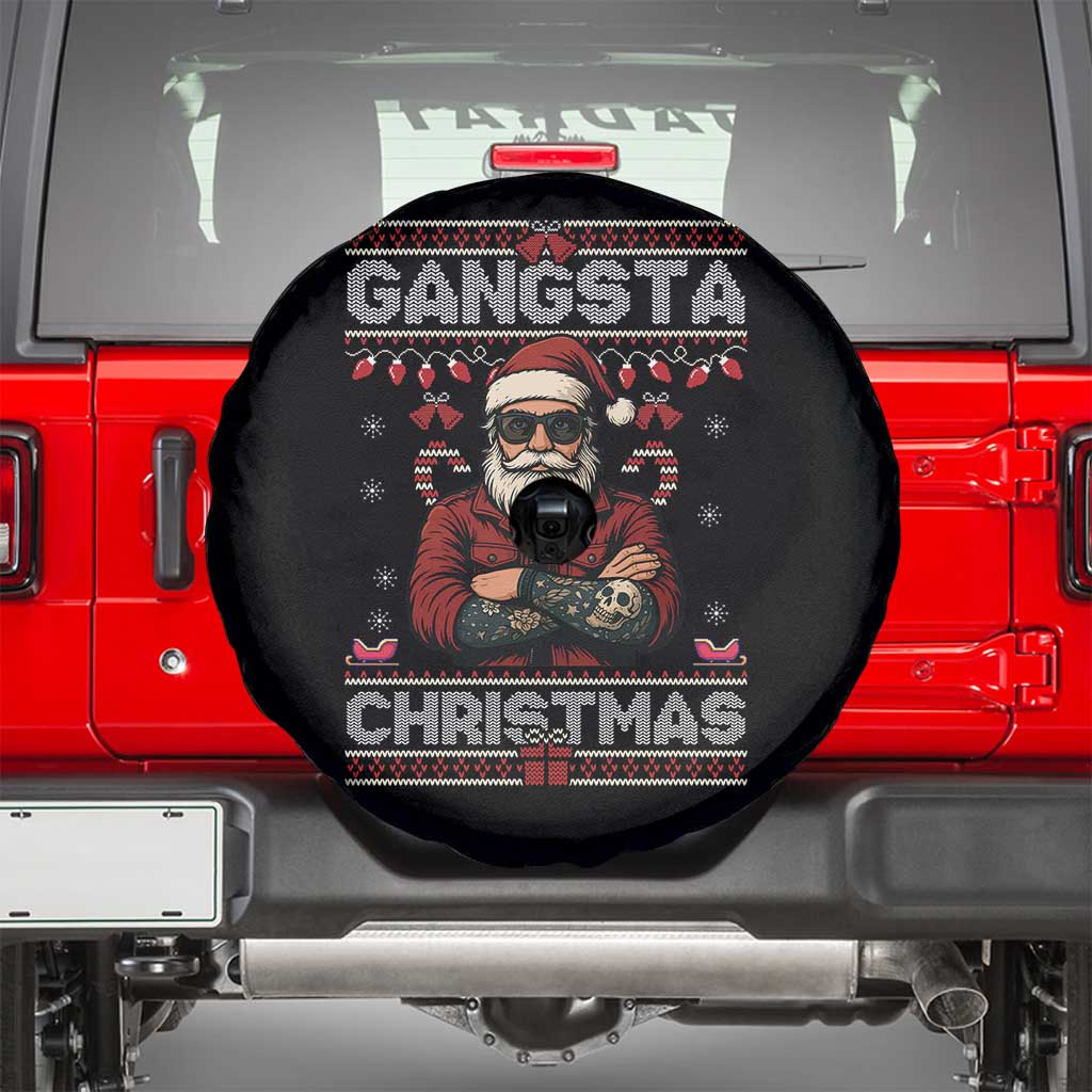Gangster Santa Claus Hip Hop Rap Christmas Cool Spare Tire Cover - Wonder Print Shop