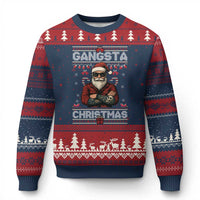 Gangster Santa Claus Hip Hop Rap Xmas Cool Ugly Christmas Sweater - Wonder Print Shop