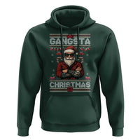 Gangster Santa Claus Hip Hop Rap Christmas Cool Hoodie - Wonder Print Shop