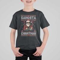 Gangster Santa Claus Hip Hop Rap Christmas Cool T Shirt For Kid - Wonder Print Shop