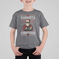 Gangster Santa Claus Hip Hop Rap Christmas Cool T Shirt For Kid - Wonder Print Shop