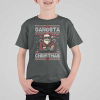 Gangster Santa Claus Hip Hop Rap Christmas Cool T Shirt For Kid - Wonder Print Shop