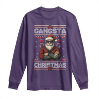Gangster Santa Claus Hip Hop Rap Christmas Cool Long Sleeve Shirt - Wonder Print Shop