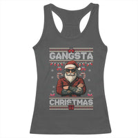 Gangster Santa Claus Hip Hop Rap Christmas Cool Racerback Tank Top - Wonder Print Shop