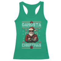 Gangster Santa Claus Hip Hop Rap Christmas Cool Racerback Tank Top - Wonder Print Shop