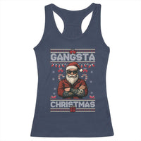 Gangster Santa Claus Hip Hop Rap Christmas Cool Racerback Tank Top - Wonder Print Shop