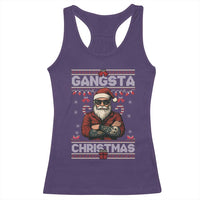 Gangster Santa Claus Hip Hop Rap Christmas Cool Racerback Tank Top - Wonder Print Shop