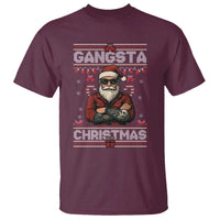 Gangster Santa Claus Hip Hop Rap Christmas Cool T Shirt - Wonder Print Shop