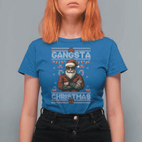 Gangster Santa Claus Hip Hop Rap Christmas Cool T Shirt For Women - Wonder Print Shop