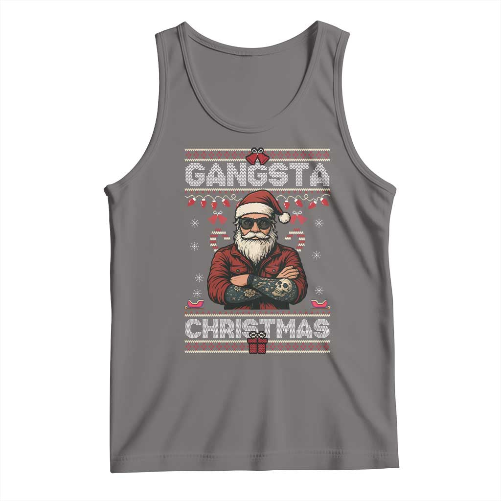 Gangster Santa Claus Hip Hop Rap Christmas Cool Tank Top - Wonder Print Shop