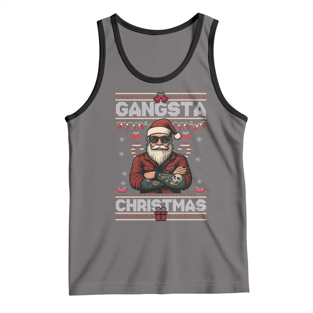 Gangster Santa Claus Hip Hop Rap Christmas Cool Tank Top - Wonder Print Shop