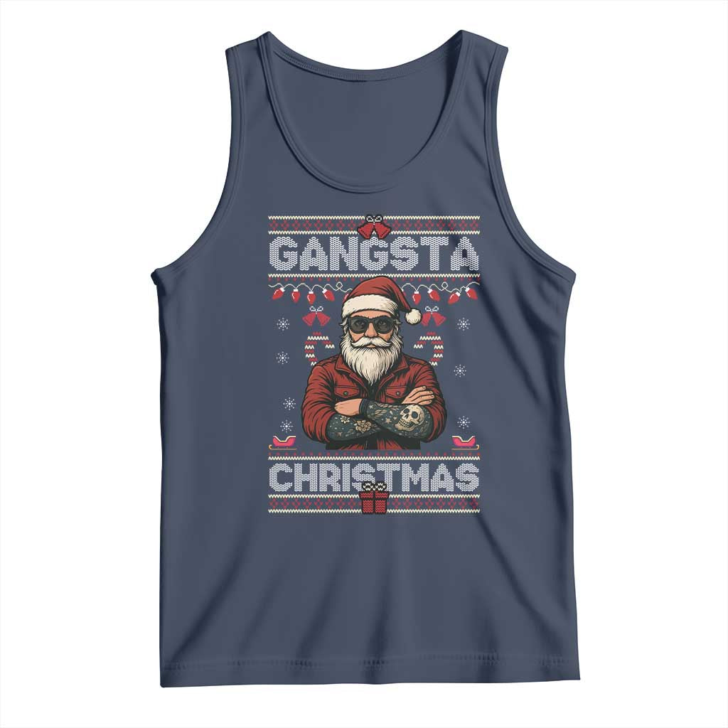 Gangster Santa Claus Hip Hop Rap Christmas Cool Tank Top - Wonder Print Shop