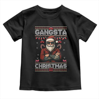 Gangster Santa Claus Hip Hop Rap Christmas Cool Toddler T Shirt - Wonder Print Shop