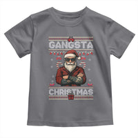Gangster Santa Claus Hip Hop Rap Christmas Cool Toddler T Shirt - Wonder Print Shop