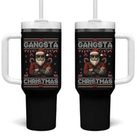 Gangster Santa Claus Hip Hop Rap Christmas Cool Tumbler With Handle - Wonder Print Shop