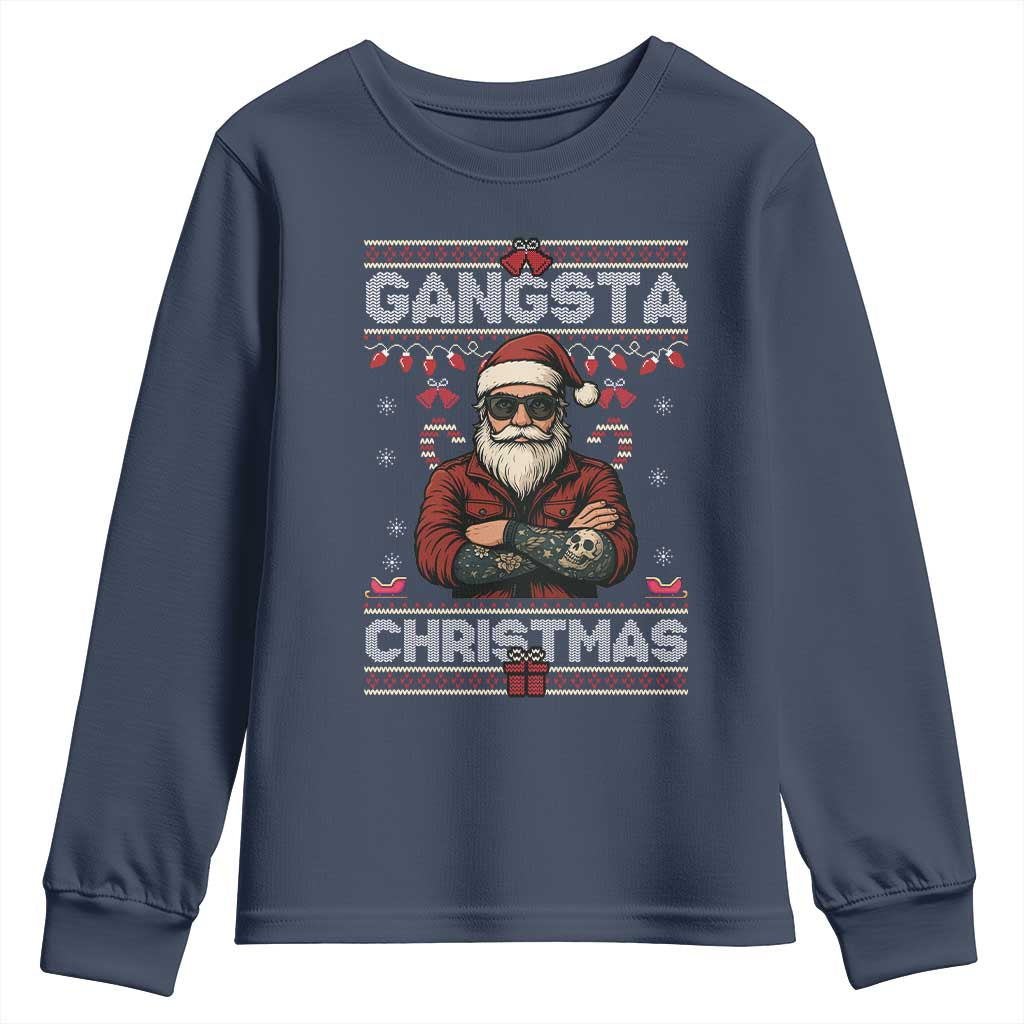 Gangster Santa Claus Hip Hop Rap Christmas Cool Youth Sweatshirt - Wonder Print Shop