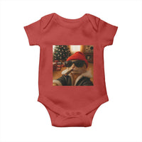 Funny Gangster Cats Christmas Baby Onesie Smoking Kitten Meme - Wonder Print Shop