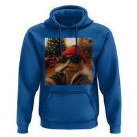 Funny Gangster Cats Christmas Hoodie Smoking Kitten Meme - Wonder Print Shop
